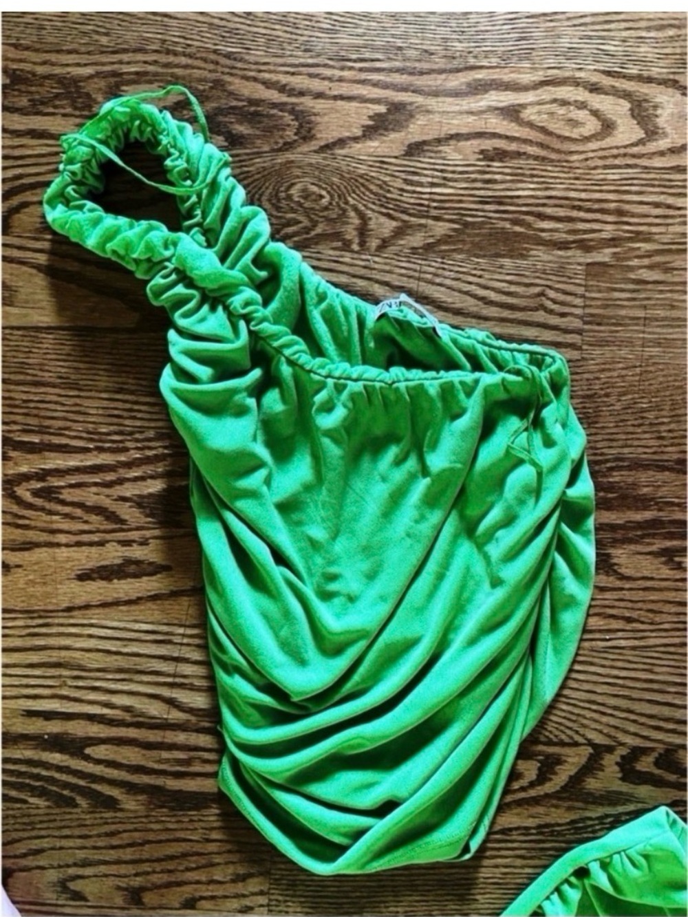 ZARA Neon Green Two Piece Pant Set Size Medium - Picture 7 of 9